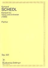 Gerhard Schedl Notenblätter Konzert für Viola und Orchester