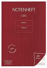  Instrumente+Zubehör Notenheft 12 Systeme mit Hilfslinien