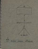  Instrumente+Zubehör Notenbuch Marsch-Format hoch 12 Systeme 96 Seiten