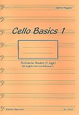 Gabriel Koeppen Notenblätter Cello Basics Band 1 für Violoncello