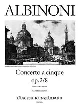 Tomaso Albinoni Notenblätter Concerto a cinque G-Dur op.2,8