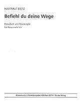 Hartmut Bietz Notenblätter Befiehl du deine Wege