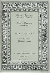 Charles Mouthon Notenblätter 10 Concerti à 5 Band 4 (Nr.7-8)