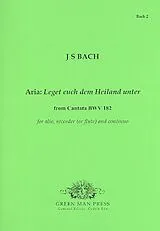 Johann Sebastian Bach Notenblätter Leget euch dem Heiland unter
