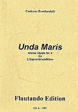Umberto Bombardelli Notenblätter Unda Maris - Kleine Studie Nr.4