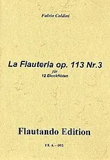Fulvio Caldini Notenblätter La flauteria op.113,3 für