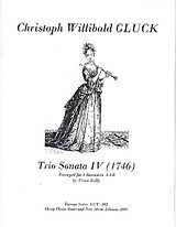 Christoph Willibald Gluck Notenblätter Trio Sonate Nr.4 für 3 Blockflöten (AAB)