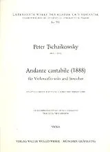 Peter Iljitsch Tschaikowsky Notenblätter Andante cantabile für