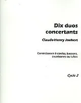 Claude-Henry Joubert Notenblätter 10 duos concertants pour