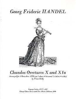 Georg Friedrich Händel Notenblätter Chandos Ouvertures 10 and 11a