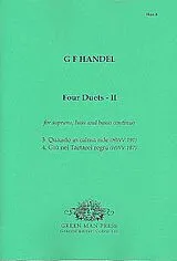 Georg Friedrich Händel Notenblätter 4 Duette Band 2 für Sopran, Bass