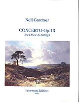 Neil Gardner Notenblätter Concerto op.13 for oboe and string orchestra
