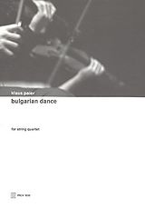 Klaus Paier Notenblätter Bulgarian Dance for string quartet