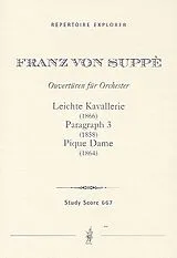 Franz von Suppé Notenblätter Ouvertüren für Orchester Band 1
