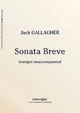 Jack Gallagher Notenblätter Sonata brève for trumpet