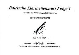 Karl Edelmann Notenblätter Bairische Klarinettenmusifür 2 Klarinetten