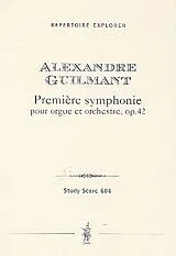 Felix Alexandre Guilmant Notenblätter Sinfonie Nr.1 op.42 für Orgel und Orchester