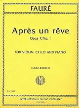 Gabriel Urbain Fauré Notenblätter Après un reve op.7,1