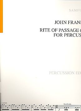 John Frandsen Notenblätter Rite of Passage für Percussion
