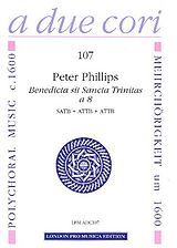 Peter Phillips Notenblätter Benedicta sit Sancta Trinitas