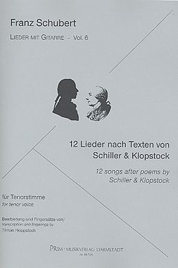 Franz Schubert Notenblätter 12 Lieder nach Texten von Schiller und Klopstock