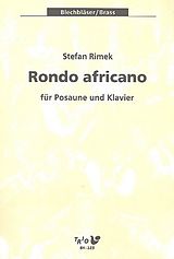 Stefan Rimek Notenblätter Rondo africano op.3