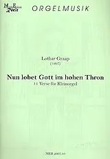 Lothar Graap Notenblätter Nun lobet Gott im hohen Thron