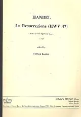 Georg Friedrich Händel Notenblätter La Resurrezione HWV47 for soli