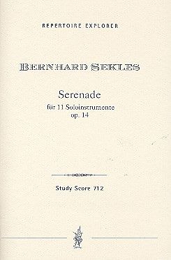 Bernhard Sekles Notenblätter Serenade op.14 für 11 Instrumente