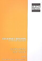 Johannes Brahms Notenblätter Guten Abend gut Nacht für Euphonium