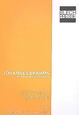 Johannes Brahms Notenblätter Guten Abend gut Nacht für Euphonium