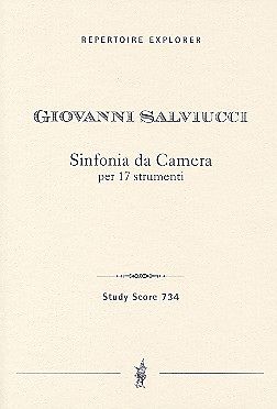 Giovanni Salviucci Notenblätter Sinfonia da camera per 17 strumenti