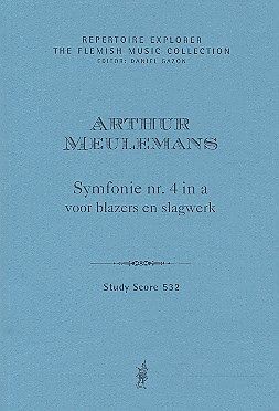 Arthur Meulemans Notenblätter Sinfonie a-Moll Nr.4 für Bläser