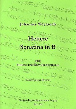 Johannes Weyrauch Notenblätter Heitere Sonatina B-Dur