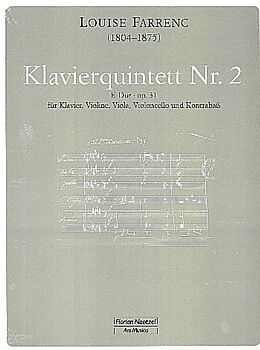 Louise Farrenc Notenblätter Quintett E-Dur Nr.2 op.31 für Violine, Viola