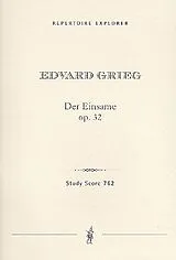 Edvard Hagerup Grieg Notenblätter Der Einsame op.32 für Bariton, 2 Hörner