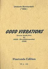 Umberto Bombardelli Notenblätter Good Vibrations für 4 Altblockföten