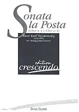 Pavel Josef Vejvanovsky Notenblätter Sonata la Posta für 2 Trompeten