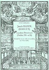 Jacob, genannt Jacobus Gallus Handl Notenblätter Laudate Dominum à 16 for voices