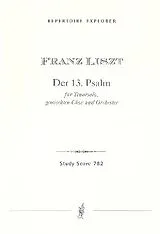 Franz Liszt Notenblätter Psalm 13 für Tenor