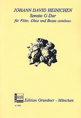 Johann David Heinichen Notenblätter Sonate G-Dur