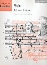 Johannes Brahms Notenblätter Waltz op.39,15for easy piano