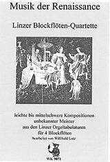 Valentin Haussmann Notenblätter Linzer Blockflöten-Quartette