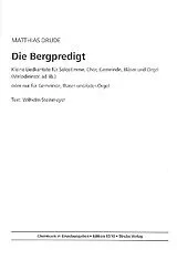 Matthias Drude Notenblätter Die Bergpredigt