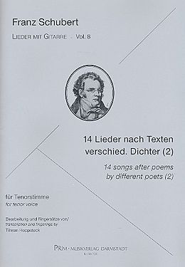 Franz Schubert Notenblätter 14 Lieder nach Texten verschiedener Dichter Band 2