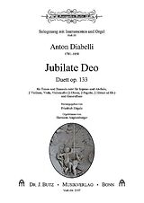 Anton Diabelli Notenblätter Jubilate Deo op.133