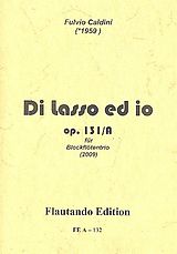 Fulvio Caldini Notenblätter Di lasso ed io op.131a