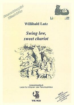  Notenblätter Swing low sweet chariot für 3 Blockflöten