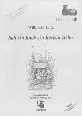  Notenblätter Sah ein Knab ein Röslein stehn