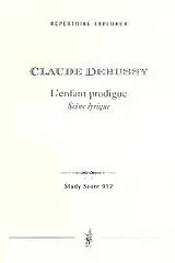 Claude Debussy Notenblätter Lenfant prodigue für Soli (STBar)
